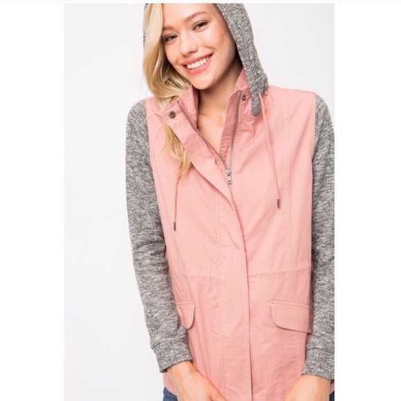 Mauve Hoodie Jacket - Picture 3 of 5